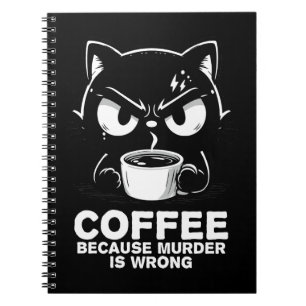 Murder is wrong notebook