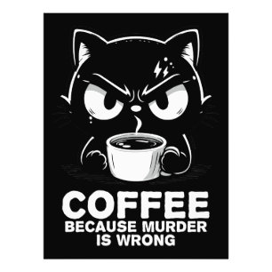 Murder is wrong photo print