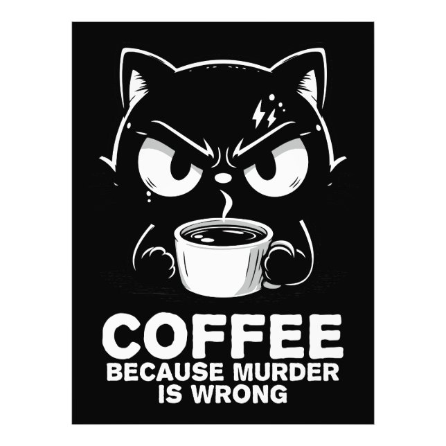Murder is wrong photo print (Front)