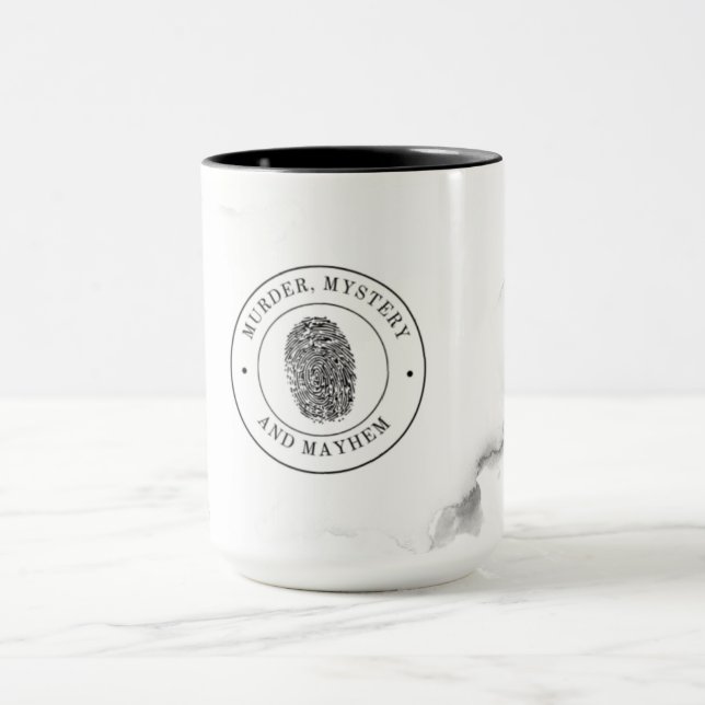 Murder Mystery and Mayhem mug (Center)
