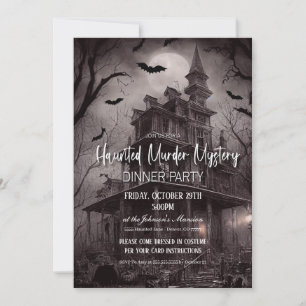Murder Mystery Dinner Party Invitation