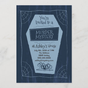 Murder Mystery - Invitation