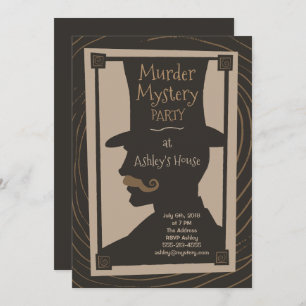 Murder Mystery Party - Invitation