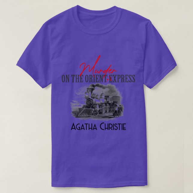 Murder on the Orient Express Agatha Christie T-Shirt (Design Front)