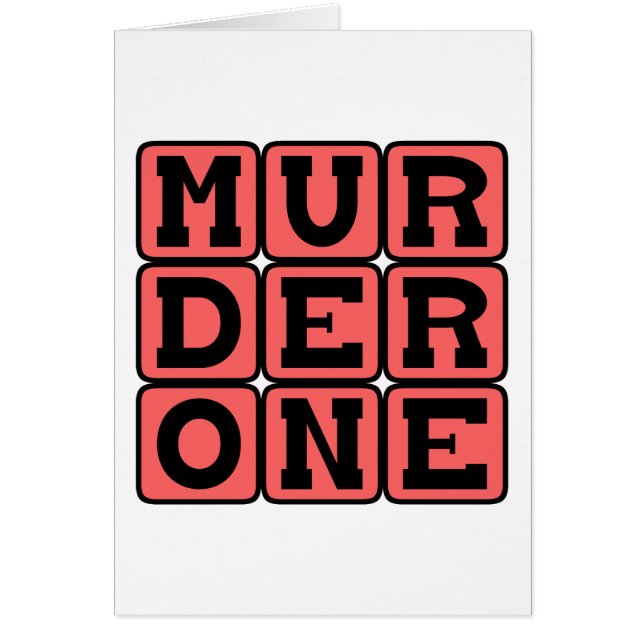 Murder One, Criminal Offence (Front)