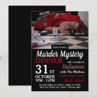 Murder Scene, Murder Mystery Halloween Dinner