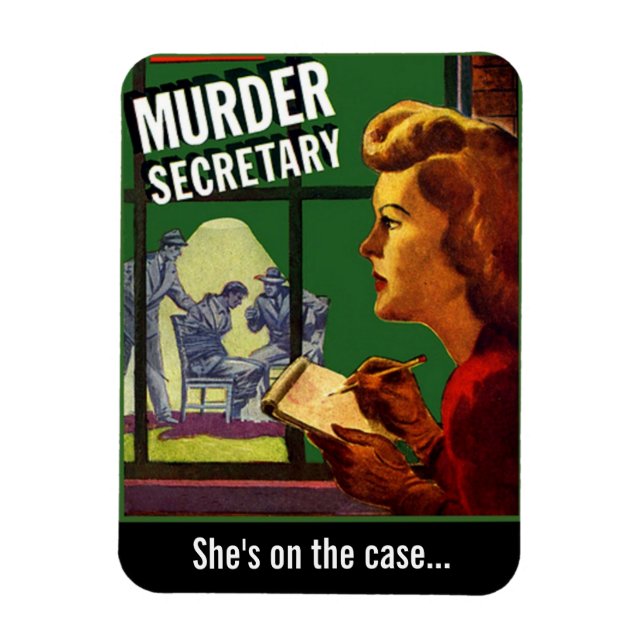 "Murder Secretary" Magnet (Vertical)