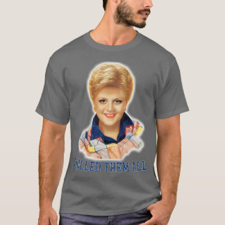 Murder She Wrote 80s Retro TV Design I killed them T-Shirt