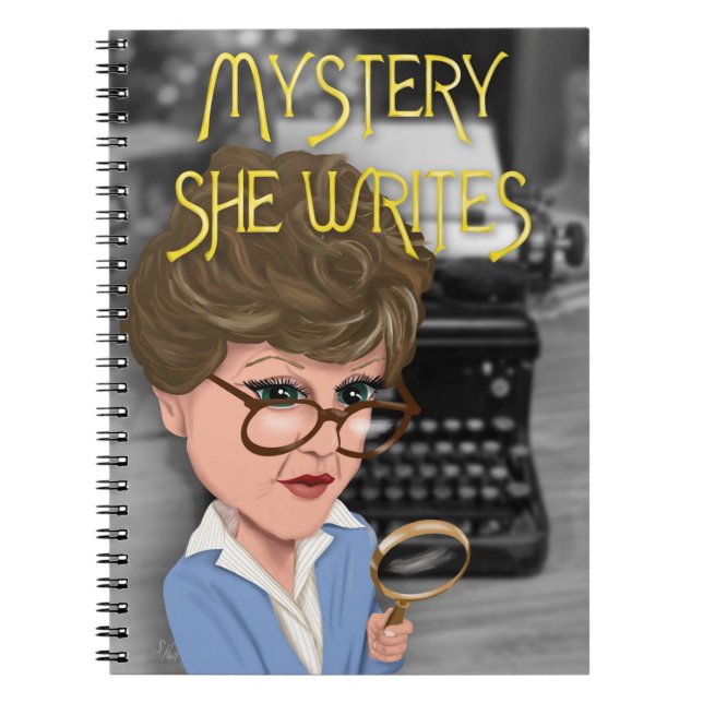 Murder She Wrote Spiral Notebook for Authors (Front)