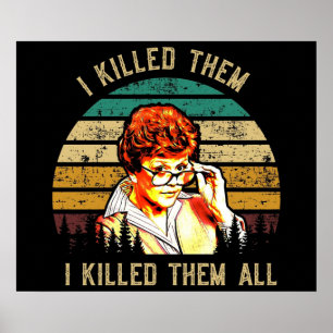 Murder She Wrote Vintage Poster