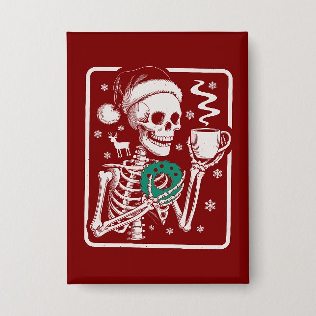 Murder Shows Friends Horror Tee Skeleton Christmas (Front)