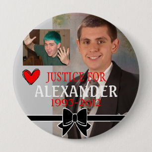 Murder Victim Justice 10 Cm Round Badge