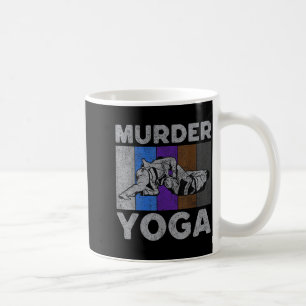 Murder Yoga Vintage BJJ Brazilian Jiu Jitsu Coffee Mug