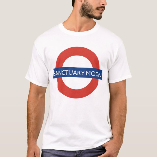 Murderbot Diaries Sanctuary Moon Roundel  T-Shirt (Front)