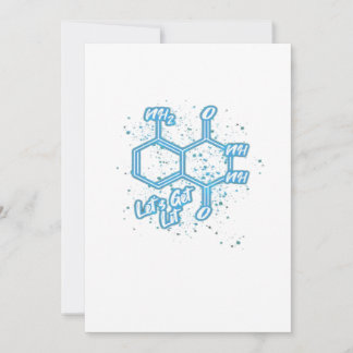 Murderino Crime Lover Luminol Let's Get Lit  Holiday Card