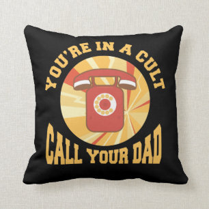 Murderino Cult Call Your Dad True Crime Cushion