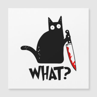 Murderous Cat With Knife