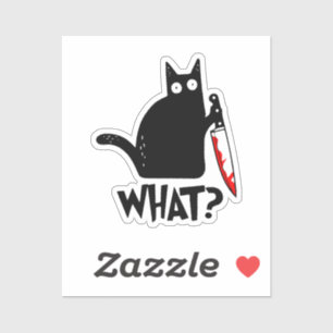 Murderous Cat With Knife