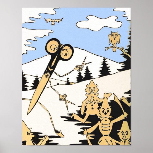 murderous scissors poster (Front)