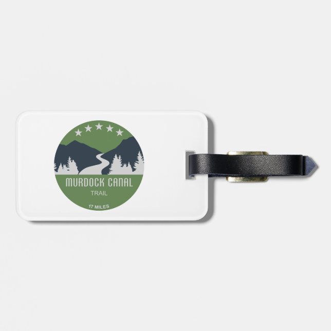 Murdock Canal Trail Utah Luggage Tag (Back Horizontal)