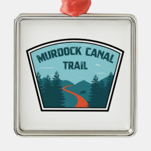Murdock Canal Trail Utah Metal Ornament