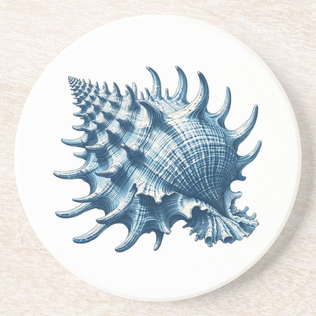 Murex Shell Nautical Coaster (Front)