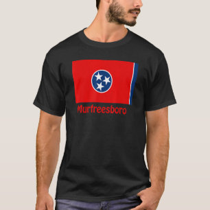 Murfreesboro Tennessee Usa Flag Souvenir T-Shirt