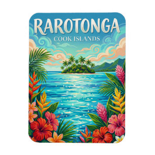 Muri Lagoon Cook Islands Magnet