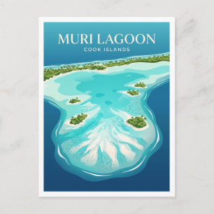 Muri Lagoon Cook Islands Postcard