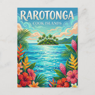 Muri Lagoon Cook Islands Postcard