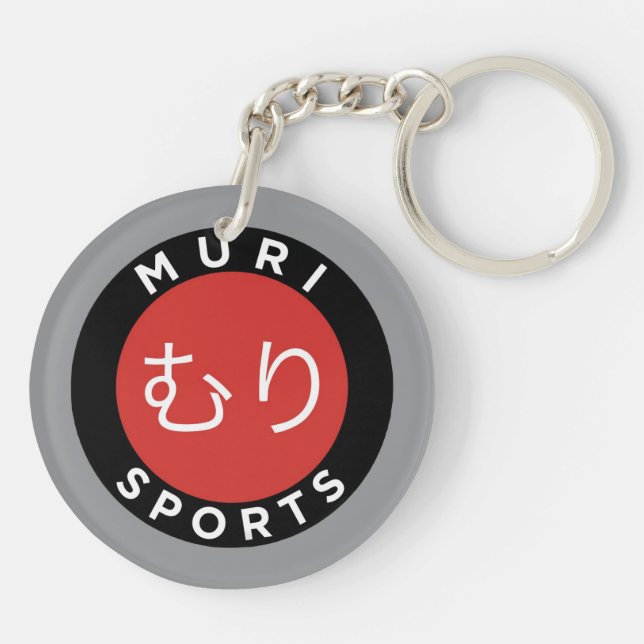 MURI SPORTS Acrylic Keychain (Back)
