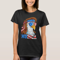 Murica Eagle 4th of July Mullet American Flag USA