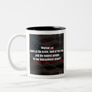 'Murica! Funny Patriotic Coffee Mug
