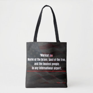 'Murica! Funny Patriotic Tote Bag - 250th