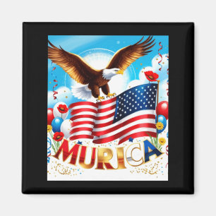Murica memorial day patriotic usa merica Murica me Magnet
