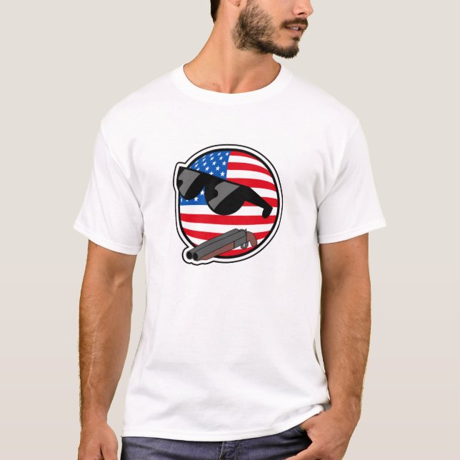 'Murica Polandball Tee (Front)
