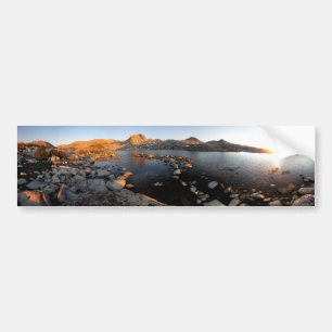Muriel Lake Sunset near Piute Pass - Sierra Nevada Bumper Sticker