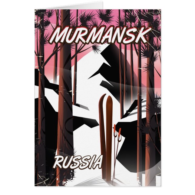 Murmansk Russian travel poster (Front)