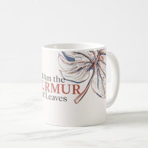 Murmur of Leaves Illustrated Botanical Line Art Coffee Mug