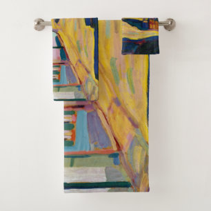 Murnau Burggrabenstrasse 1 - Wassily Kandinsky Bath Towel Set