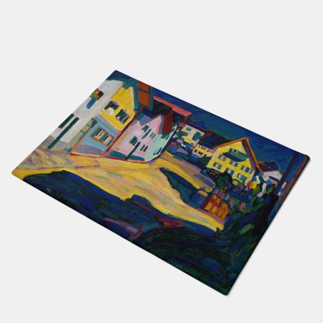 Murnau Burggrabenstrasse 1 - Wassily Kandinsky Doormat (Angled)