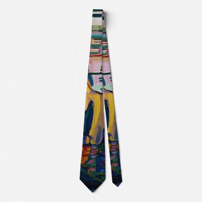 Murnau Burggrabenstrasse 1 - Wassily Kandinsky Tie (Front)