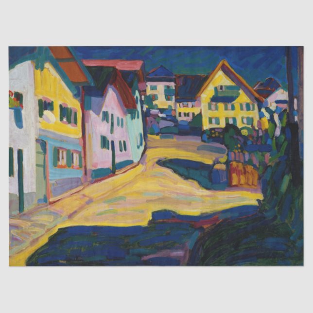 Murnau Burggrabenstrasse 1 - Wassily Kandinsky Tissue Paper (Front)