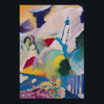 Murnau with Church I, 1910 Poster<br><div class="desc">Murnau with Church I,  1910 (cardboard),  Kandinsky,  Wassily (1866-1944) / Staatsgalerie Moderner Kunst,  Munich,  Germany / Bridgeman Images</div>