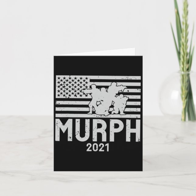 Murph 2023 workout patrioticic memorial day Murph  Card (Front)