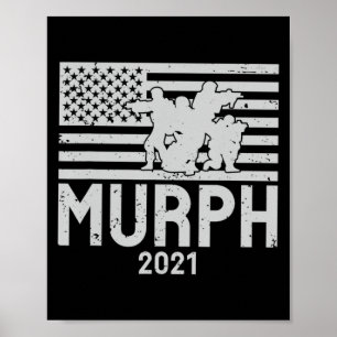 Murph 2023 workout patrioticic memorial day Murph  Poster