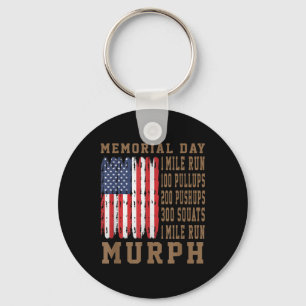 Murph Challenge Memorial Day Workout American Key Ring
