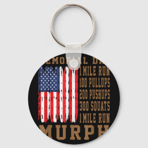 Murph challenge memorial day workout american Murp Key Ring