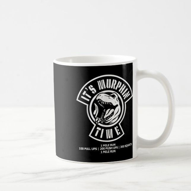 Murph Memorial Day Workout Wod Retro Its Murphin Coffee Mug (Right)