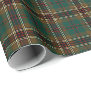 Murphy Clan Tartan Irish Plaid Pattern Wrapping Paper